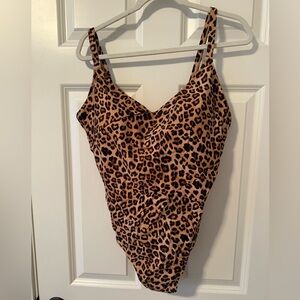 SummerSalt Leopard Print One-Piece Swimsuit